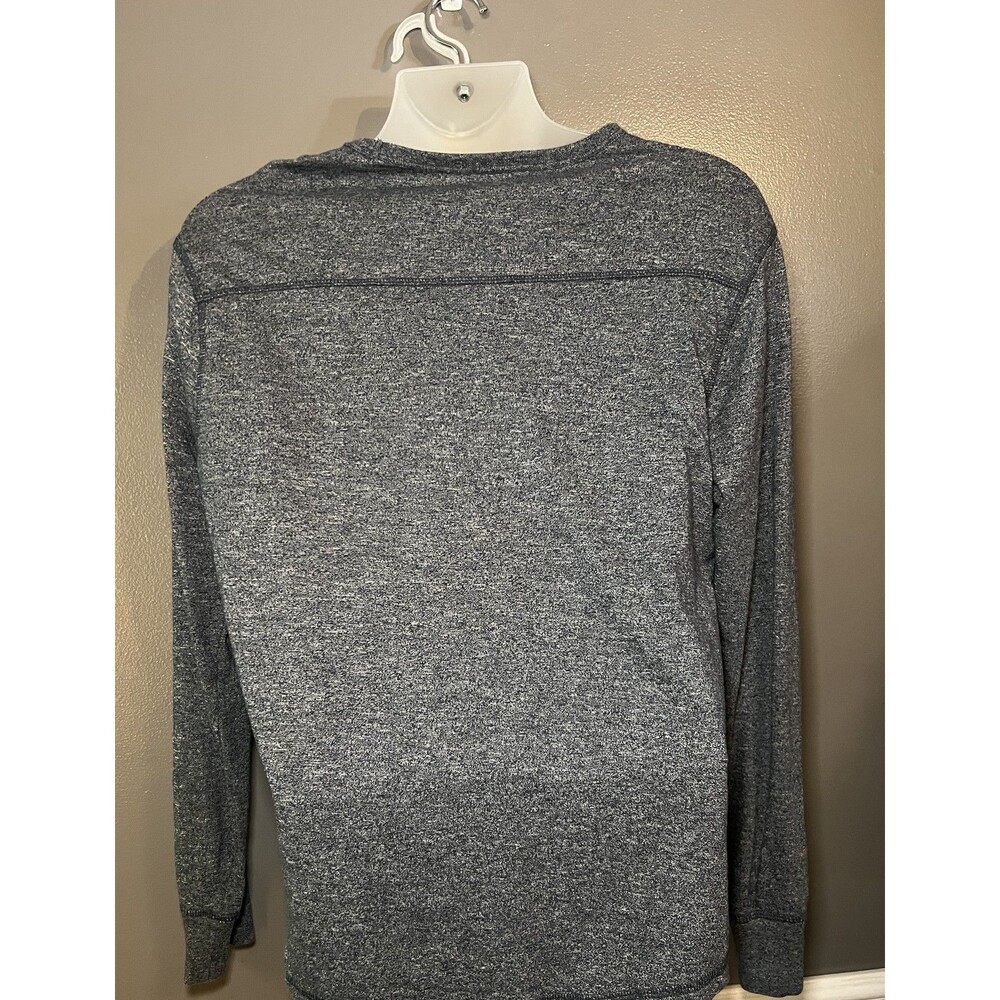 Lucky Brand Shirt Mens Large Heather Gray Long Sleeve Midweight Casual Tee - Picture 5 of 8